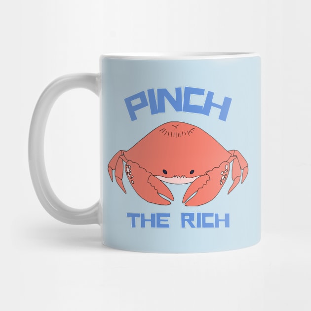 Pinch the Rich - Crab Cartoon by CursedContent